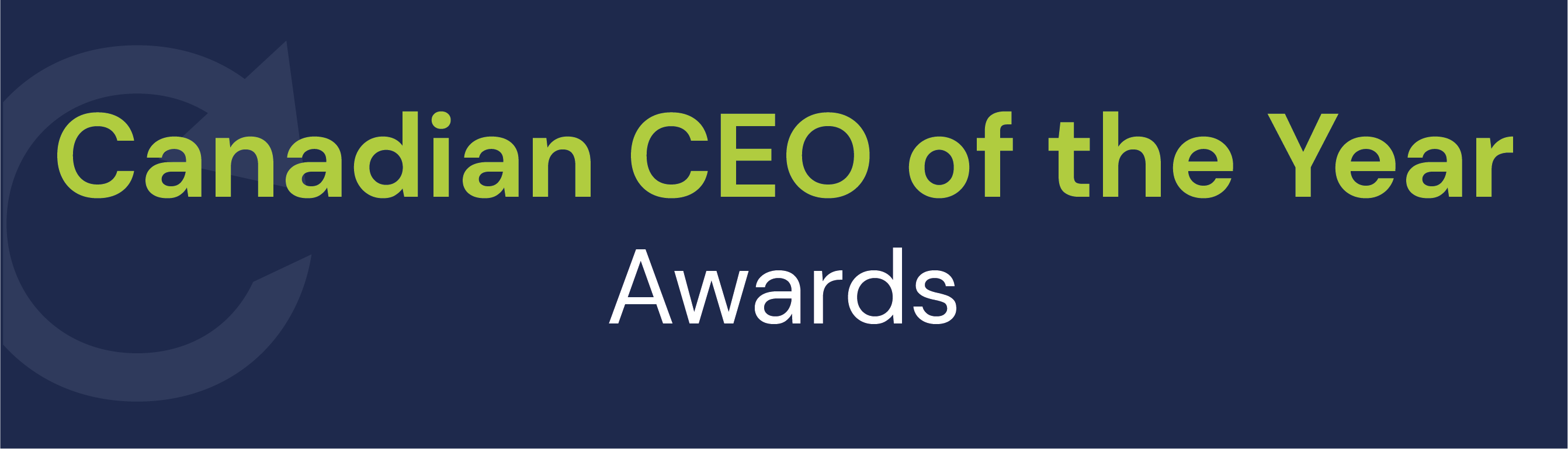 Canadian CEO of the Year Awards